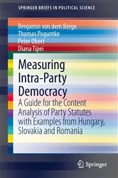 Book cover of Measuring Intra-Party Democracy by Unknown