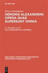 Book cover of Mechanica et catoprica by Heron Alexandrinus