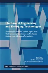 Book cover of Mechanical Engineering and Emerging Technologies by Tata Nancharaiah