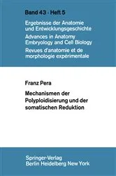 Book cover of Mechanismen der Polyploidisierung und der somatischen Reduktion by F. Pera