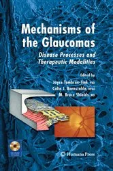 Book cover of Mechanisms of the Glaucomas by Joyce Tombran-Tink