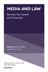Book cover of Media and Law by Mathieu Deflem