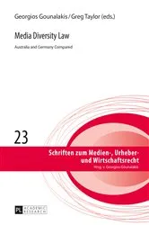 Book cover of Media Diversity Law by Georgios Gounalakis