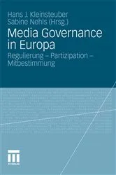 Book cover of Media Governance in Europa by Hans J. Kleinsteuber