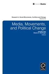 Book cover of Media, Movements, and Political Change by Jennifer S. Earl