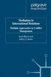 Book cover of Mediation in International Relations by J. Bercovitch