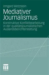Book cover of Mediativer Journalismus by Unknown