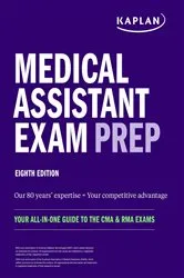 Book cover of Medical Assistant Exam Prep by Kaplan Nursing