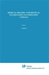 Book cover of Medical History and Physical Examination in Companion Animals by Unknown