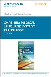 Book cover of Medical Language Instant Translator -- E-Book (6th ed.) by Chabner BA, MAT, Davi-Ellen