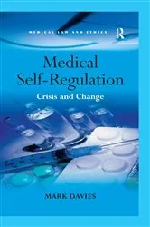 Book cover of Medical Self-Regulation by Mark Davies