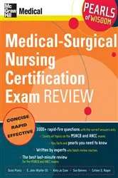 Book cover of Medical-Surgical Nursing Certification Exam Review: Pearls of Wisdom by Scott H. Plantz