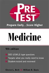 Book cover of Medicine: PreTest Self-Assessment and Review (9th ed.) by Steven L. Berk