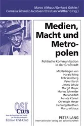 Book cover of Medien, Macht und Metropolen by Marco Althaus