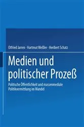 Book cover of Medien und politischer Prozeß by Otfried Jarren
