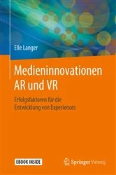 Book cover of Medieninnovationen AR und VR by Elle Langer