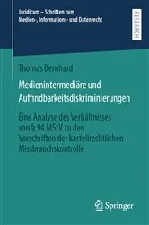 Book cover of Medienintermediäre und Auffindbarkeitsdiskriminierungen by Unknown