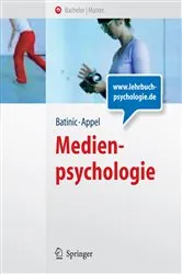 Book cover of Medienpsychologie by Bernad Batinic