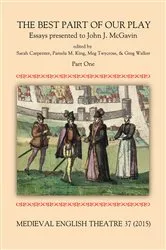 Book cover of Medieval English Theatre 37 by Sarah Carpenter