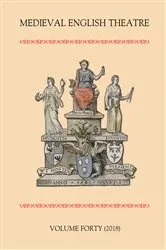Book cover of Medieval English Theatre 40 by Sarah Carpenter