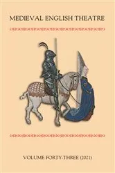 Book cover of Medieval English Theatre 43 by Meg Twycross