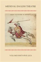 Book cover of Medieval English Theatre 45 by Meg Twycross