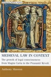 Book cover of Medieval law in context by S. H. Rigby