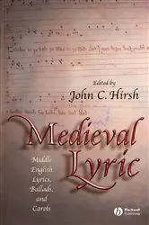 Book cover of Medieval Lyric by John C. Hirsh