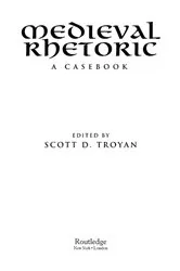Book cover of Medieval Rhetoric by Scott D. Troyan