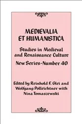 Book cover of Medievalia et Humanistica, No. 40 by Reinhold F. Glei