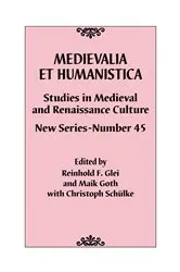 Book cover of Medievalia et Humanistica, No. 45 by Reinhold F. Glei