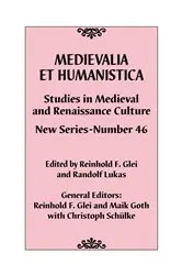 Book cover of Medievalia et Humanistica, No. 46 by Reinhold F. Glei