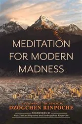 Book cover of Meditation for Modern Madness by Dzogchen Rinpoche