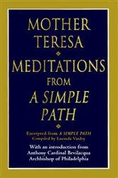 Book cover of Meditations from a Simple Path by Mother Teresa