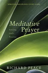 Book cover of Meditative Prayer by Richard Peace