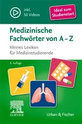 Book cover of Medizinische Fachwörter von A-Z (4th ed.) by Elsevier GmbH