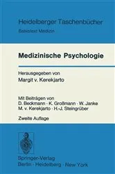 Book cover of Medizinische Psychologie (2nd ed.) by M.v. Kerekjarto