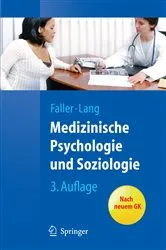 Book cover of Medizinische Psychologie und Soziologie (3rd ed.) by Hermann Faller