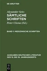 Book cover of Medizinische Schriften by Alexander Seitz