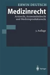 Book cover of Medizinrecht (3rd ed.) by Erwin Deutsch