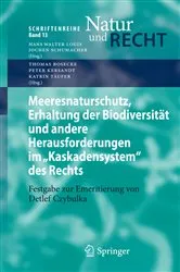 Book cover of Meeresnaturschutz, Erhaltung der Biodiversität und andere Herausforderungen im 