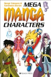 Book cover of Mega Manga Characters by Sergi Càmara