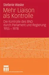 Book cover of Mehr Liaison als Kontrolle by Stefanie Waske
