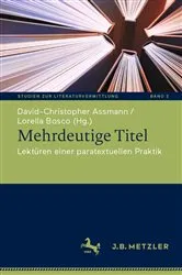 Book cover of Mehrdeutige Titel by David-Christopher Assmann