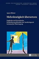 Book cover of Mehrdeutigkeit uebersetzen by Hans-Heino Ewers-Uhlmann