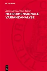 Book cover of Mehrdimensionale Varianzanalyse (2nd ed.) by Heinz Ahrens