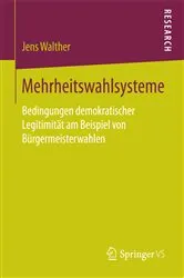 Book cover of Mehrheitswahlsysteme by Jens Walther