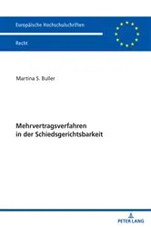Book cover of Mehrvertragsverfahren in der Schiedsgerichtsbarkeit by Unknown