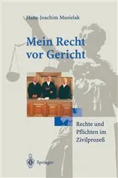 Book cover of Mein Recht vor Gericht by Hans-Joachim Musielak