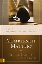Book cover of Membership Matters by Chuck Lawless
